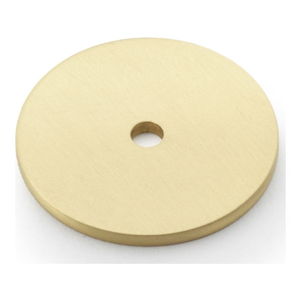 AW895-35-SB • 35mm • Satin Brass • Alexander & Wilks Circular Backplate